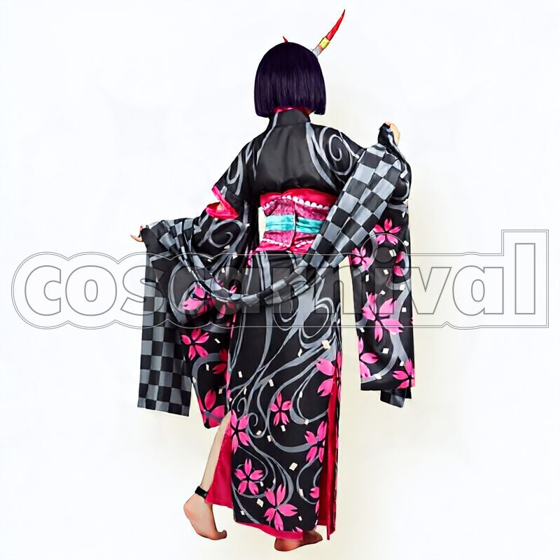 Shuten Dōji Assassin Costume Dress Song of Cherry Blossoms in Full Glory Cosplay cosplay costume from Fate/Grand Order, back view
