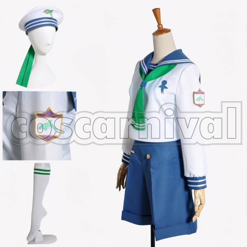 Makoto Tachibana cosplay costume from Free!, side view