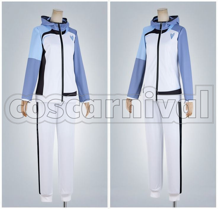 -Dive to the Future- Ikuya Kirishima, Hiyori Tono Shimogami University Jersey Cosplay cosplay costume from Free!, front view 2