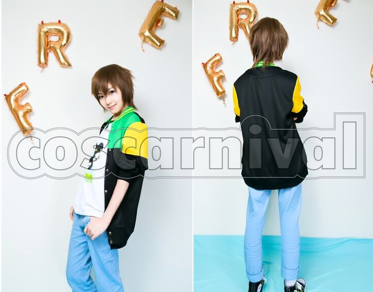Tachibana cosplay costume from Free! Ending Makoto, front view 2