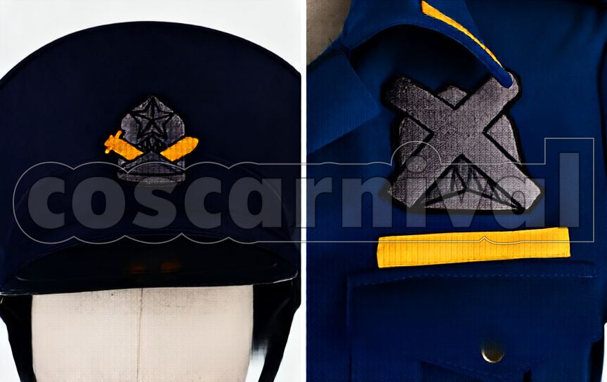-Eternal Summer- Rin Matsuoka FUTURE FISH ED Police Uniform Jumpsuit Cosplay cosplay costume from Free!, detail-2
