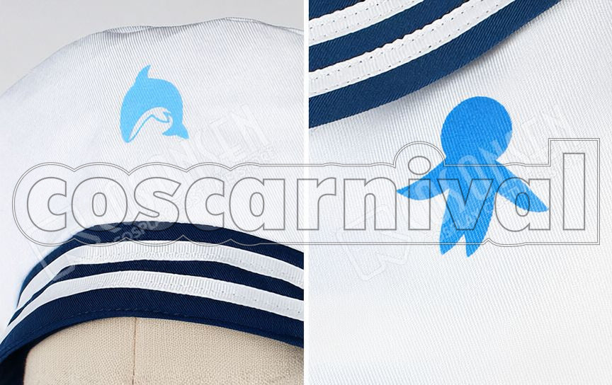 Haruka Nanase Swim Club SPLASH FREE ED Childhood Sailor Cosplay cosplay costume from Free!, detail-3