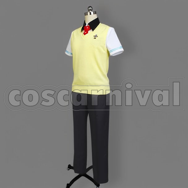 School Nagisa Hazuki Summer cosplay costume from Free! Iwatobi High, side view 2