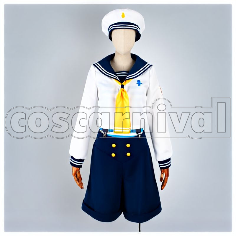 Nagisa Hazuki Swim Club SPLASH FREE ED Childhood Sailor Cosplay cosplay costume from Free!, front view 1