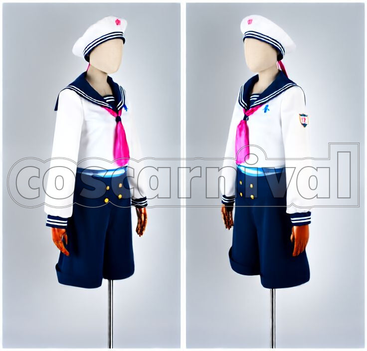 Rei Ryugazaki Swim Club SPLASH FREE ED Childhood Sailor Cosplay cosplay costume from Free!, front view 2