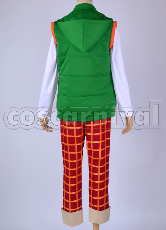 Childhood Memories cosplay costume from Free! Rin Matsuoka, back view
