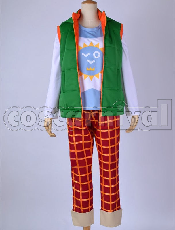 Rin Matsuoka cosplay costume from Free!, front view
