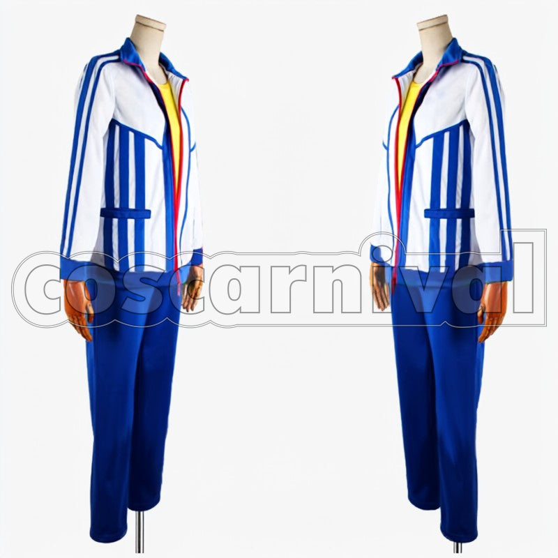 Haruka Nanase cosplay costume from Free! Season 2, front view 2
