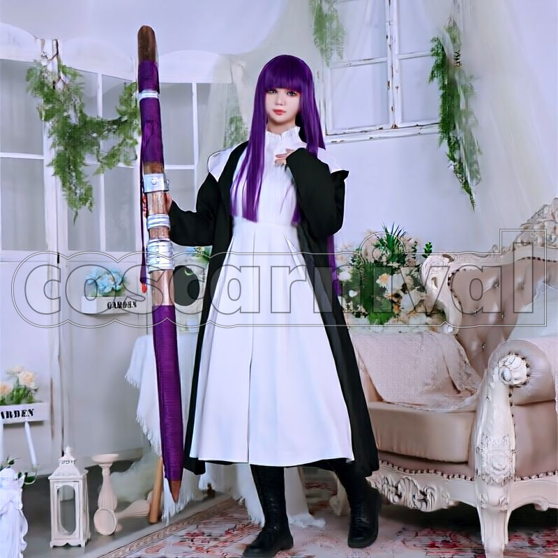 Journey's End Fern Cosplay cosplay costume from Frieren: Beyond, front view 2
