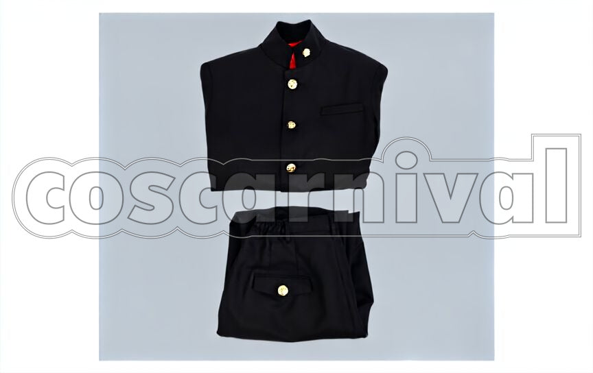 It's My Turn!! Shinji Ito Long Gakuran School Uniform Cosplay cosplay costume from From Today, set view