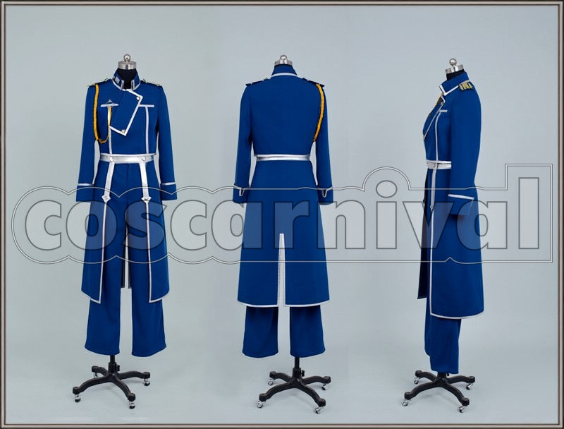 Military cosplay costume from Fullmetal Alchemist, front view 2