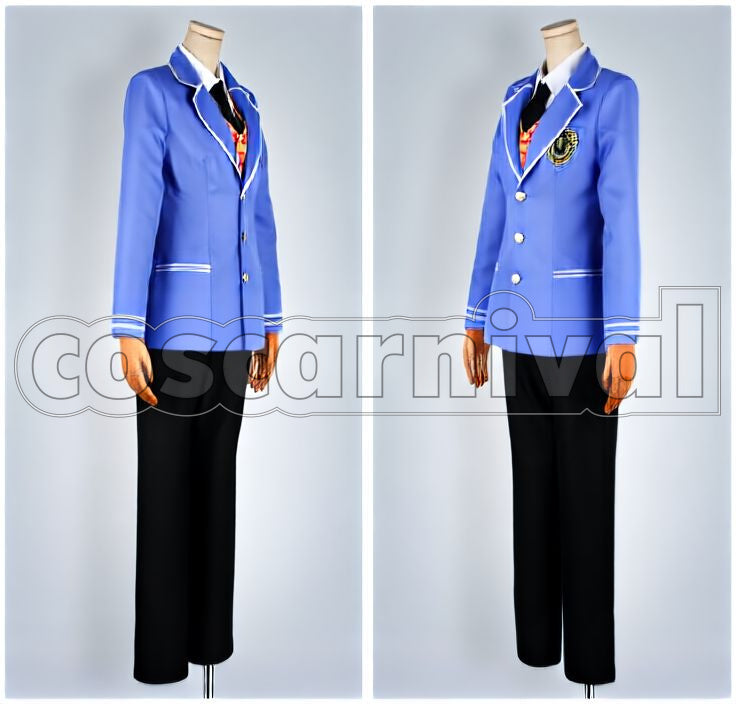-Wonderful School Days- Ashinaka High School Silver Club Uniform Cosplay cosplay costume from Gakuen K, front view 2