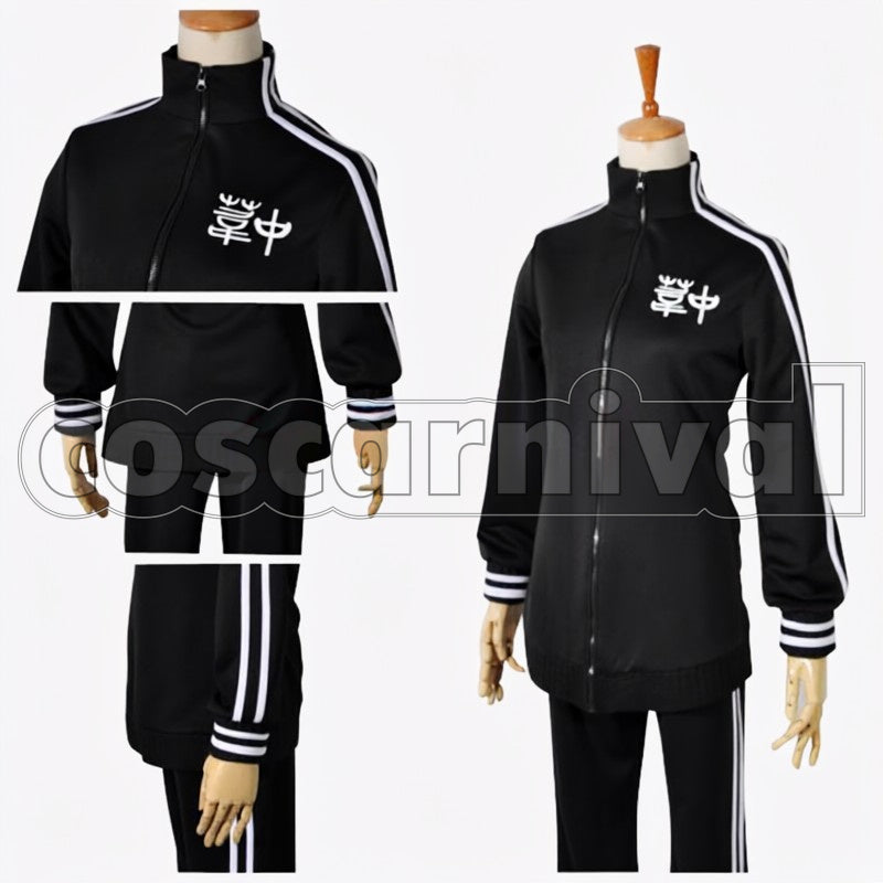 School Days Kuroh Yatogami Sportswear cosplay costume from Gakuen K: Wonderful, front view 2