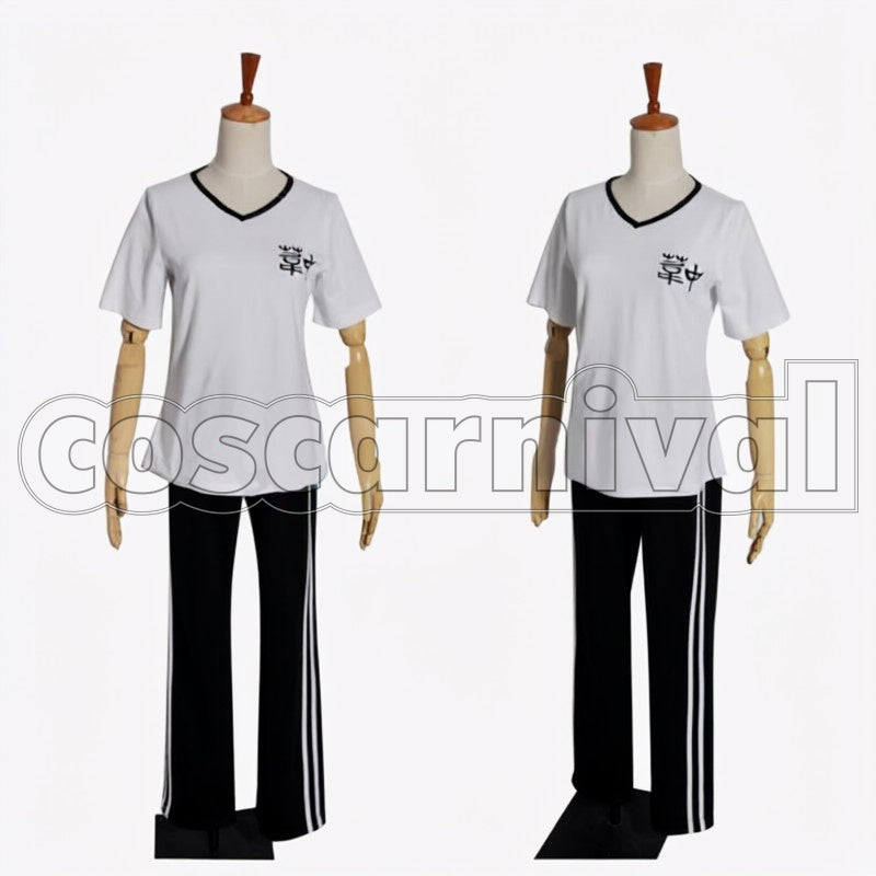 School Days Kuroh Yatogami Sportswear cosplay costume from Gakuen K: Wonderful, front view 3
