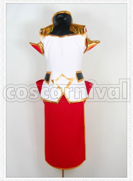Forte Stollen cosplay costume from Galaxy Angel, back view
