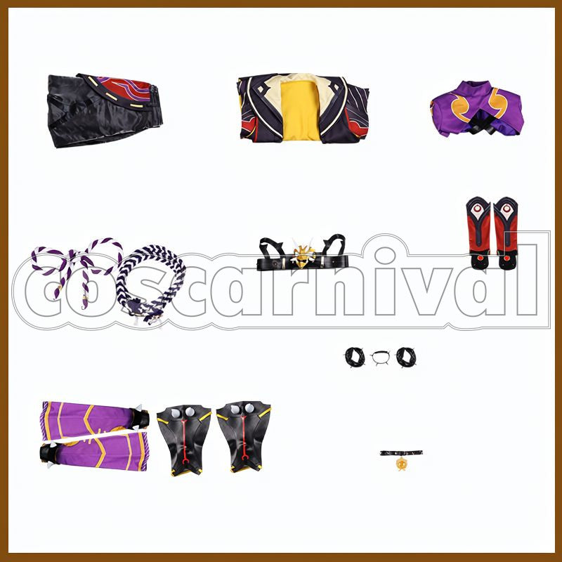 Arataki Itto Cosplay cosplay costume from Genshin Impact, set view
