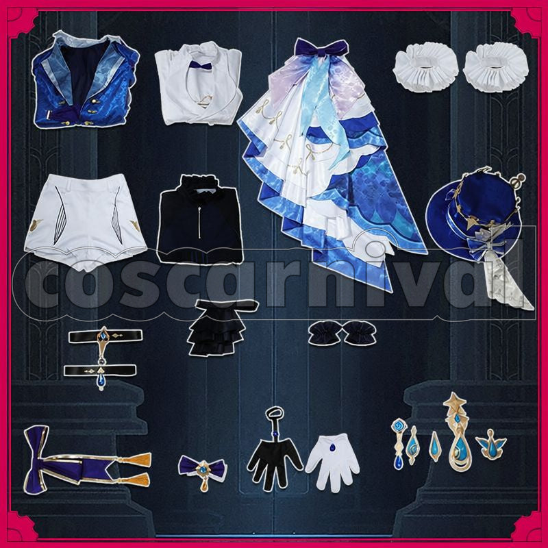 Fontaine Furina Cosplay cosplay costume from Genshin Impact, set view