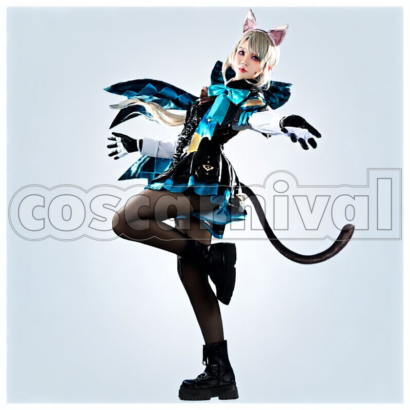 Fontaine Lynette Cosplay cosplay costume from Genshin Impact, front view 1