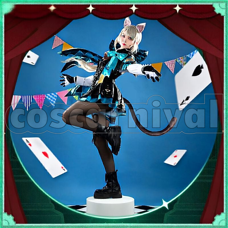 Fontaine Lynette Cosplay cosplay costume from Genshin Impact, front view 2