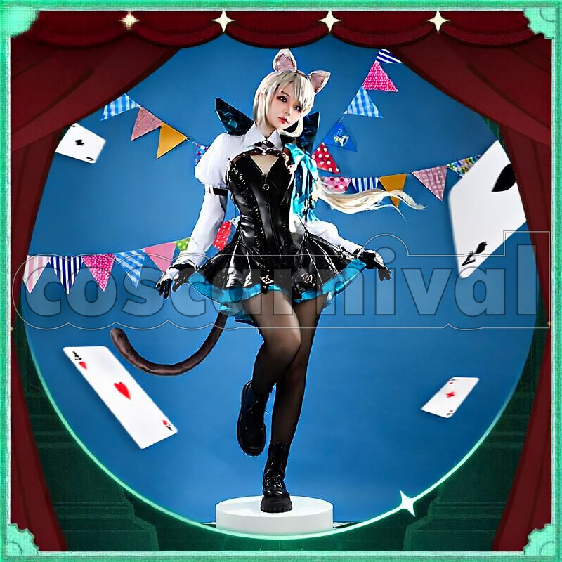 Fontaine Lynette Cosplay cosplay costume from Genshin Impact, front view 3