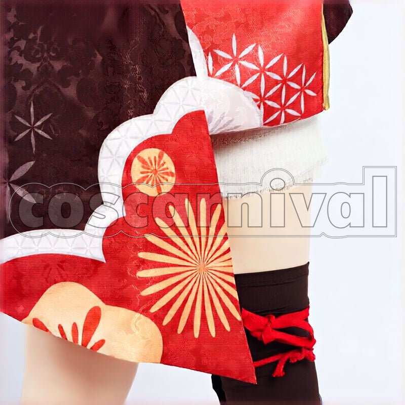 Inazuma Yoimiya Cosplay cosplay costume from Genshin Impact, detail-6