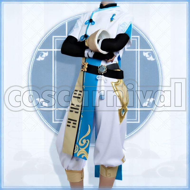 Liyue Chongyun Cosplay cosplay costume from Genshin Impact, front view 2