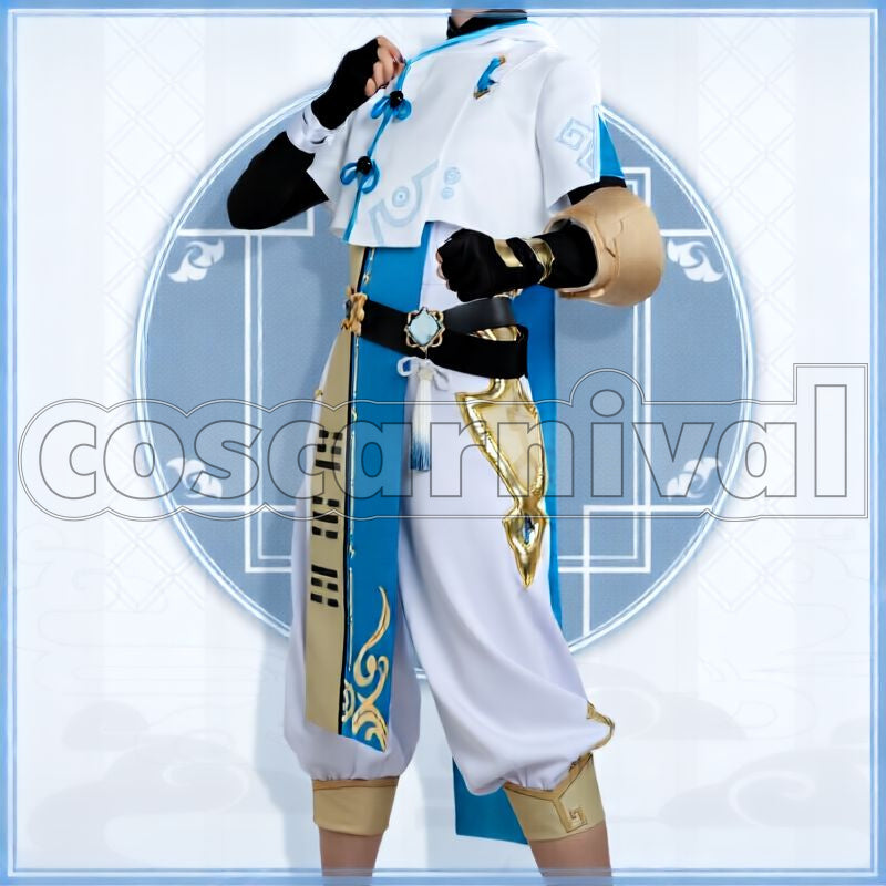 Liyue Chongyun Cosplay cosplay costume from Genshin Impact, front view 3