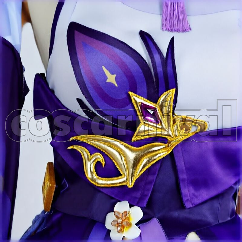Liyue Keqing Cosplay cosplay costume from Genshin Impact, detail-2