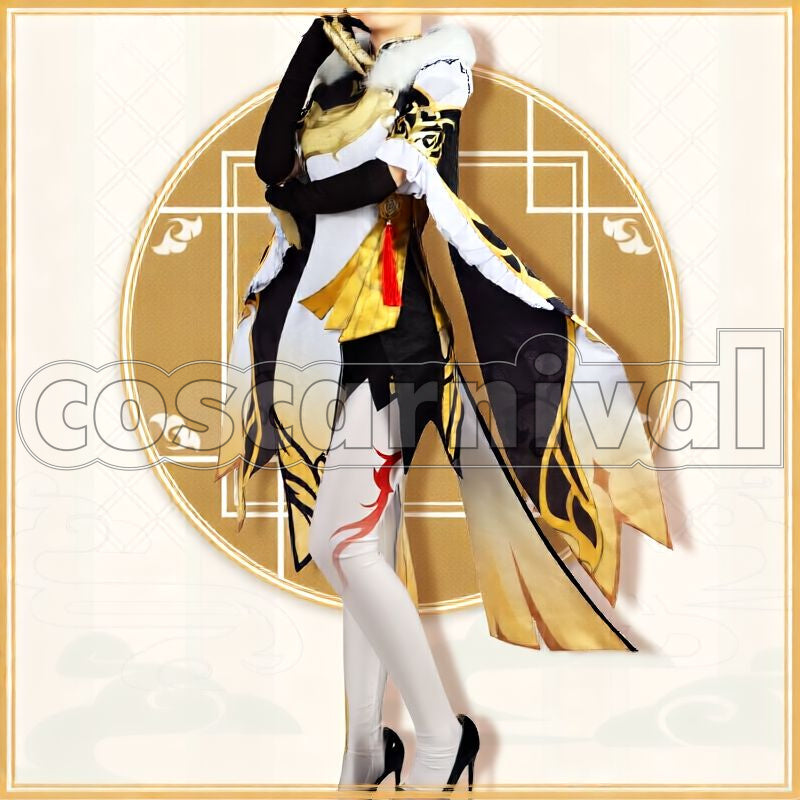 Liyue Ningguang Cosplay cosplay costume from Genshin Impact, front view 3