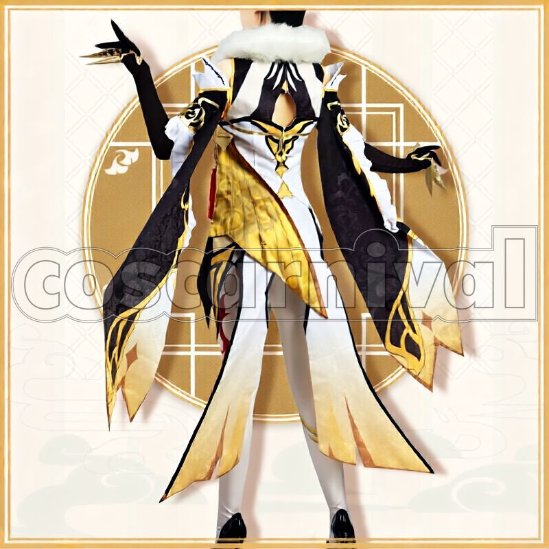 Liyue Ningguang Cosplay cosplay costume from Genshin Impact, back view 1