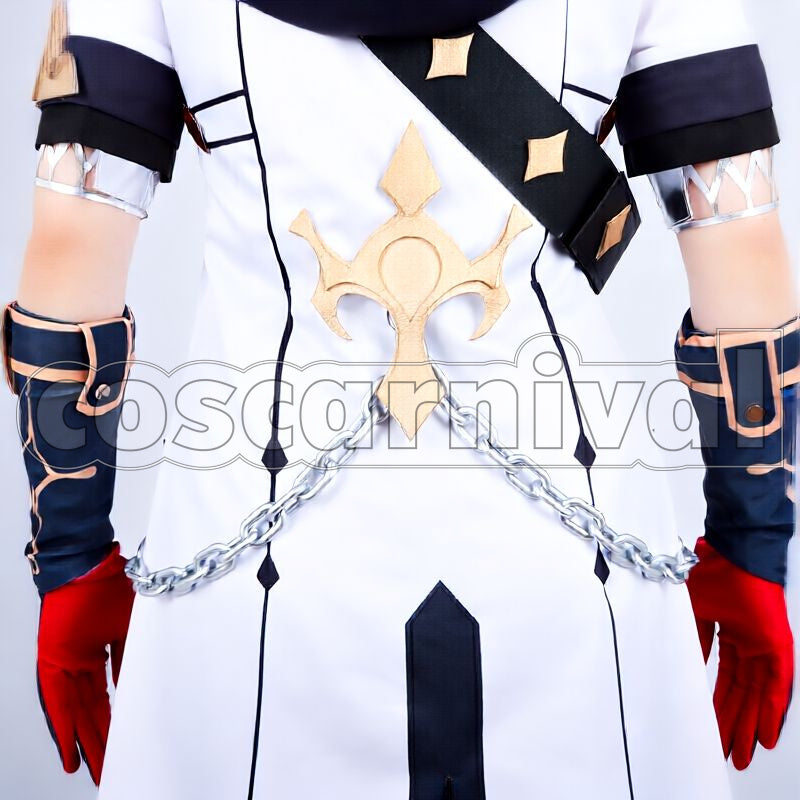 Mondstadt Albedo Kreideprinz Alchemist Cosplay cosplay costume from Genshin Impact, detail-2