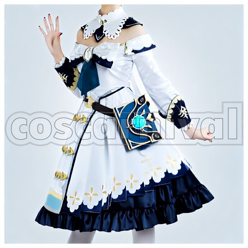 Mondstadt Barbara Cosplay cosplay costume from Genshin Impact, front view 1