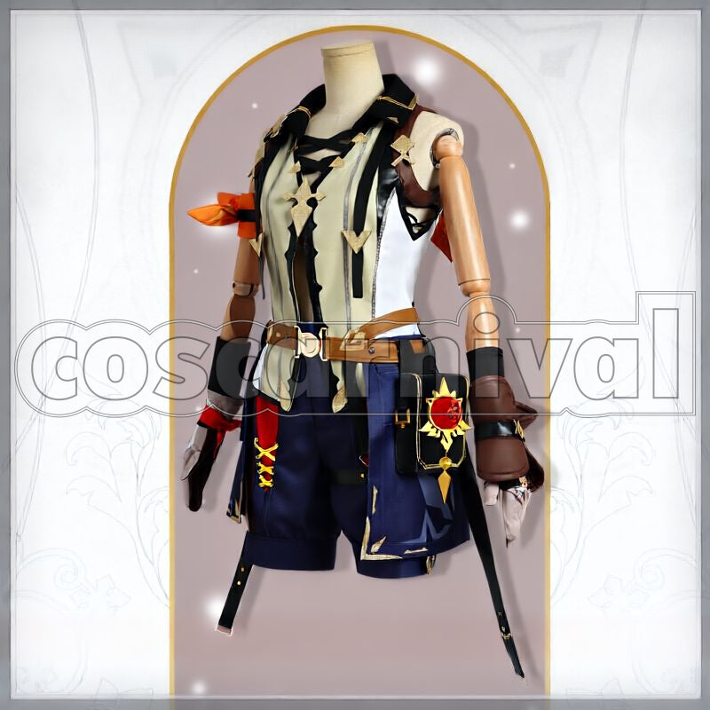 Mondstadt Bennett Cosplay cosplay costume from Genshin Impact, front view 4