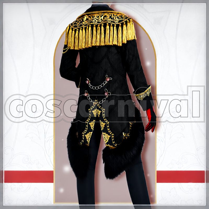 Mondstadt Diluc Cosplay cosplay costume from Genshin Impact, back view 1