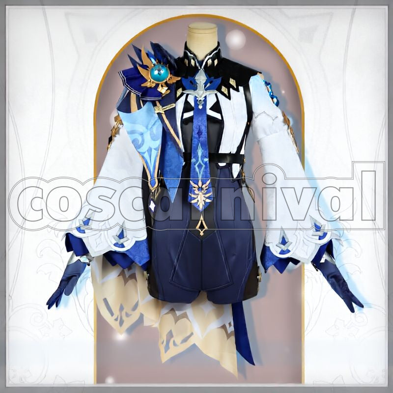 Mondstadt Eula Cosplay cosplay costume from Genshin Impact, set view 1
