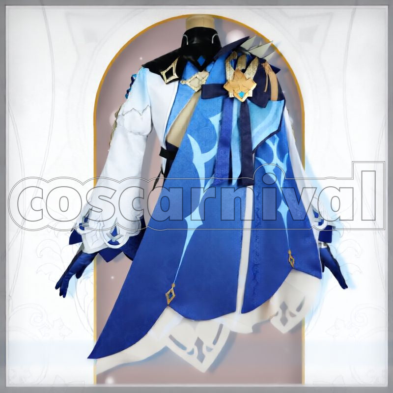 Mondstadt Eula Cosplay cosplay costume from Genshin Impact, front view 3