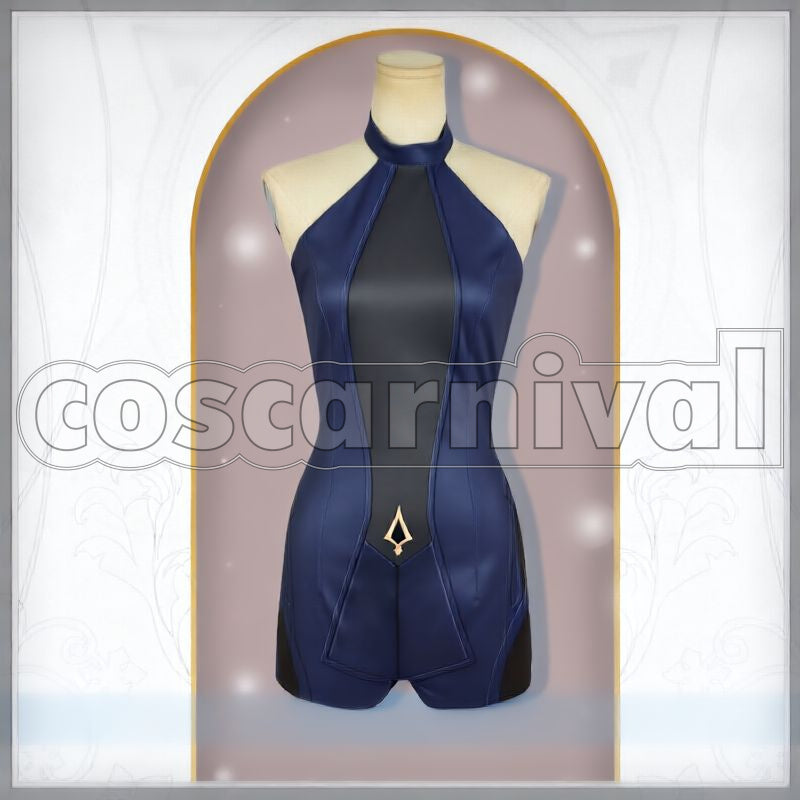 Mondstadt Eula Cosplay cosplay costume from Genshin Impact, front view 4