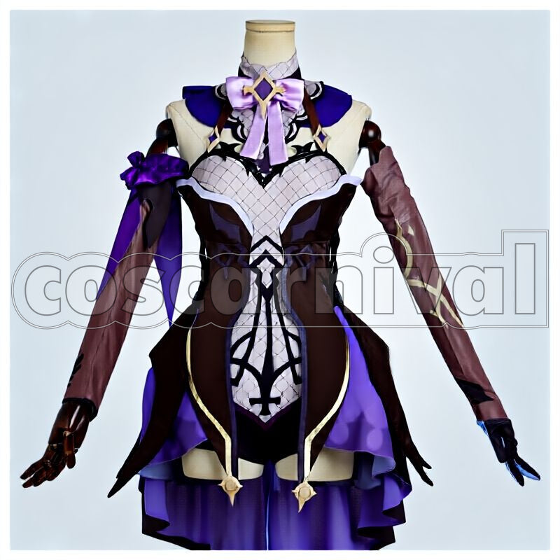 Mondstadt Fischl Cosplay cosplay costume from Genshin Impact, front view 1