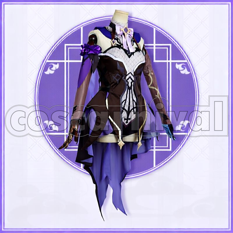 Mondstadt Fischl Cosplay cosplay costume from Genshin Impact, front view 3
