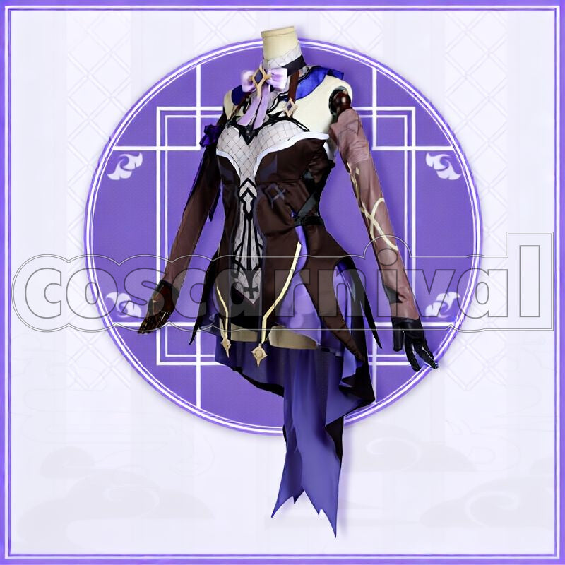 Mondstadt Fischl Cosplay cosplay costume from Genshin Impact, front view 4