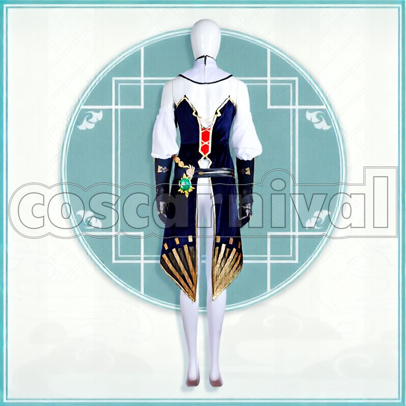 Mondstadt Jean Cosplay cosplay costume from Genshin Impact, back view 2