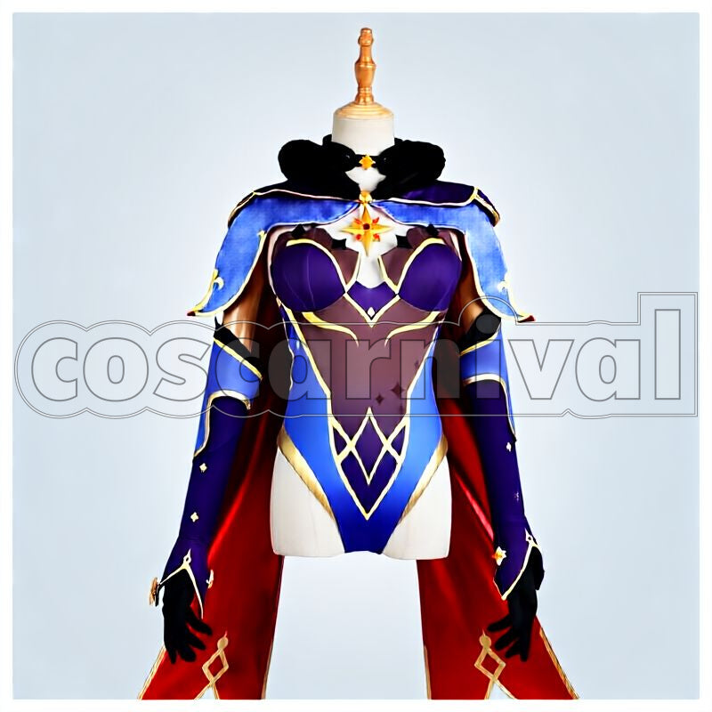 Mondstadt Mona Cosplay cosplay costume from Genshin Impact, front view 1