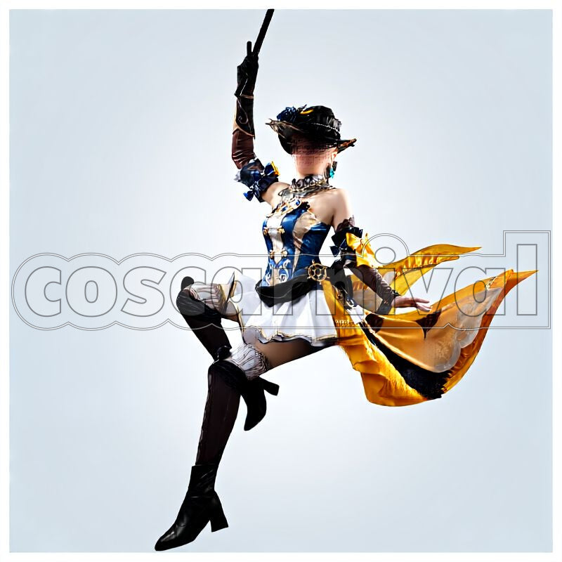 Navia Cosplay cosplay costume from Genshin Impact, front view 1