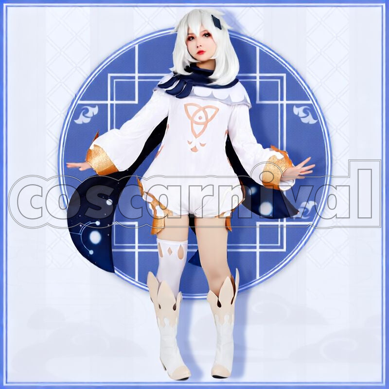 Paimon Cosplay cosplay costume from Genshin Impact, front view 2