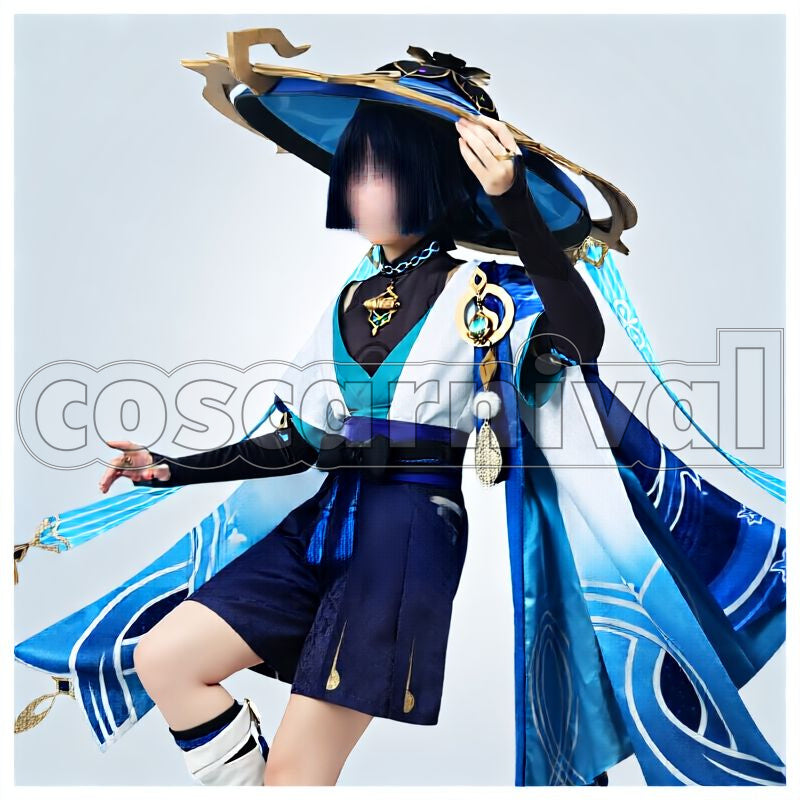Wanderer Scaramouche The Balladeer Cosplay cosplay costume from Genshin Impact, front view 1