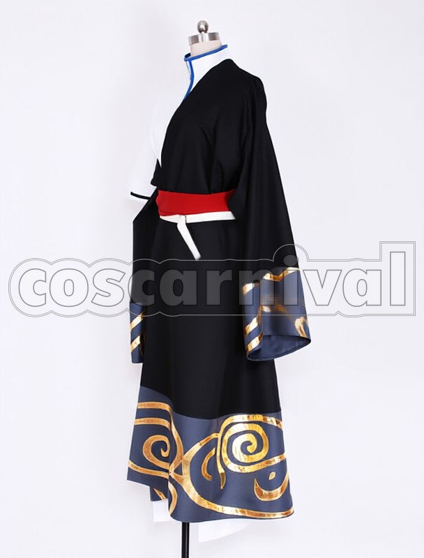 Kintoki Sakata cosplay costume from Gintama, side view 3