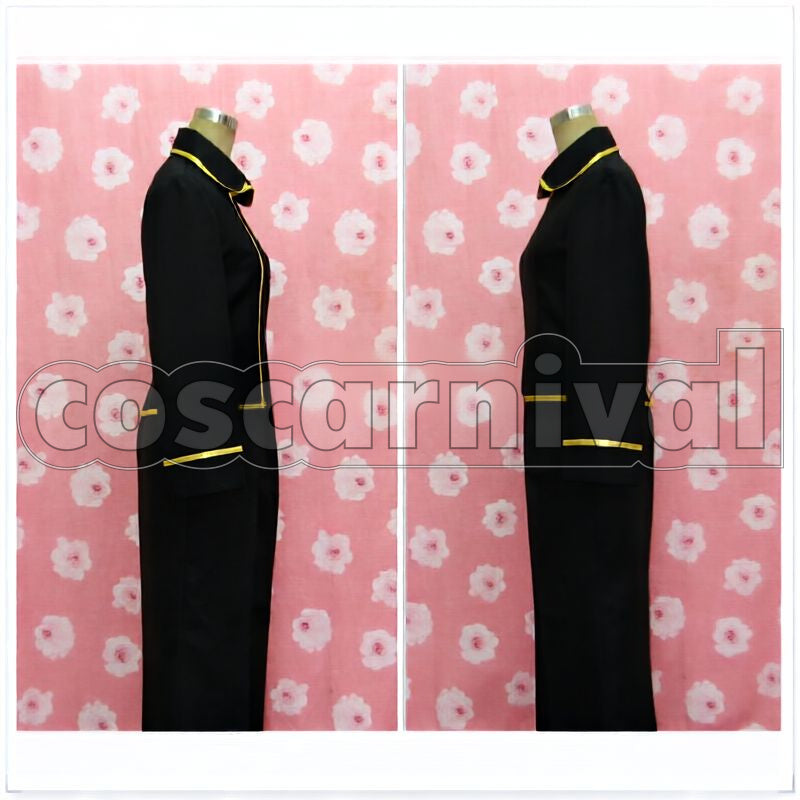 Regular Member Uniform Gold Trim Cosplay cosplay costume from Gintama Shinsengumi, side view
