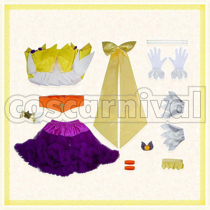 PreCure Cure Twinkle Cosplay cosplay costume from Go! Princess, set view