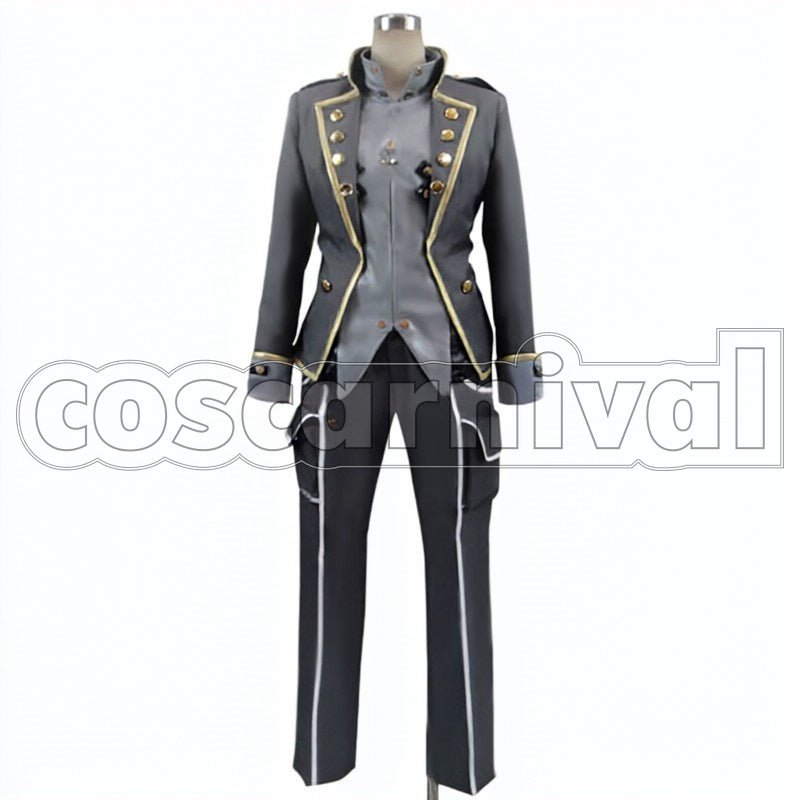 Protagonist cosplay costume from God Eater, front view