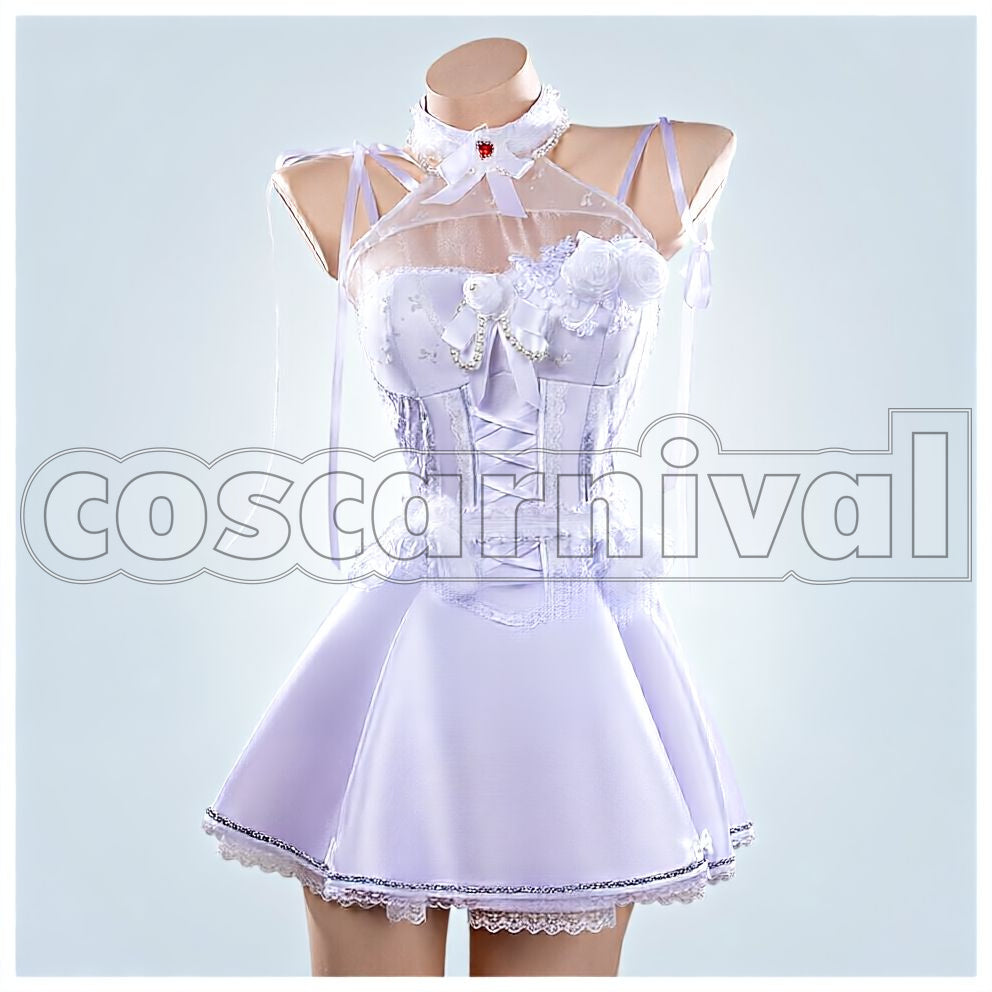 VICTORY: NIKKE Alice Märchen Dream Cosplay cosplay costume from GODDESS OF, front view 1